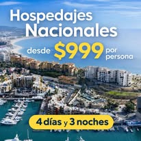 Hospedajes nacionales desde 999